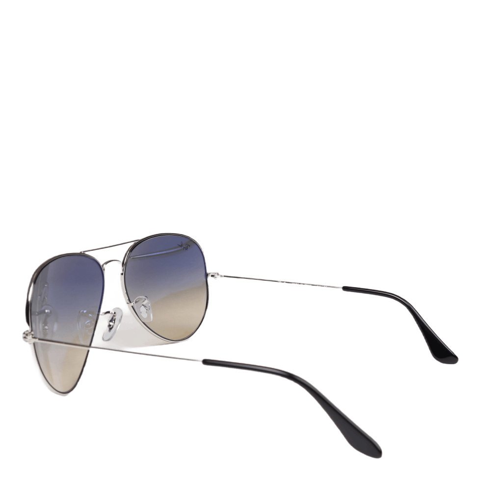 Aviator Large Metal 62 Silver