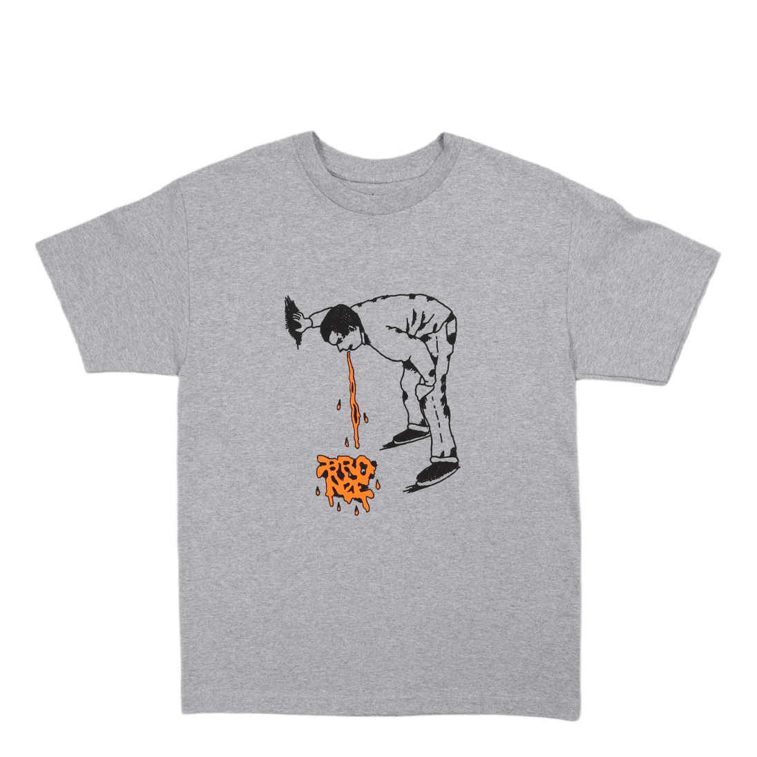 Puke Tee Heather Grey Puke Tee Heather Grey