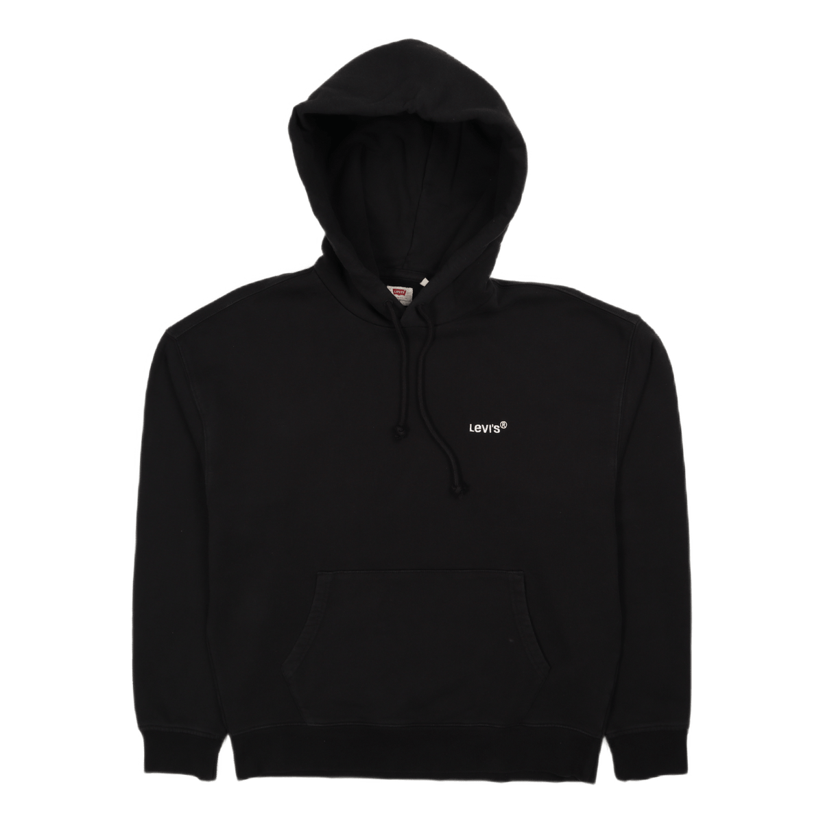 Red Tab Sweats Hoodie Mineral Black