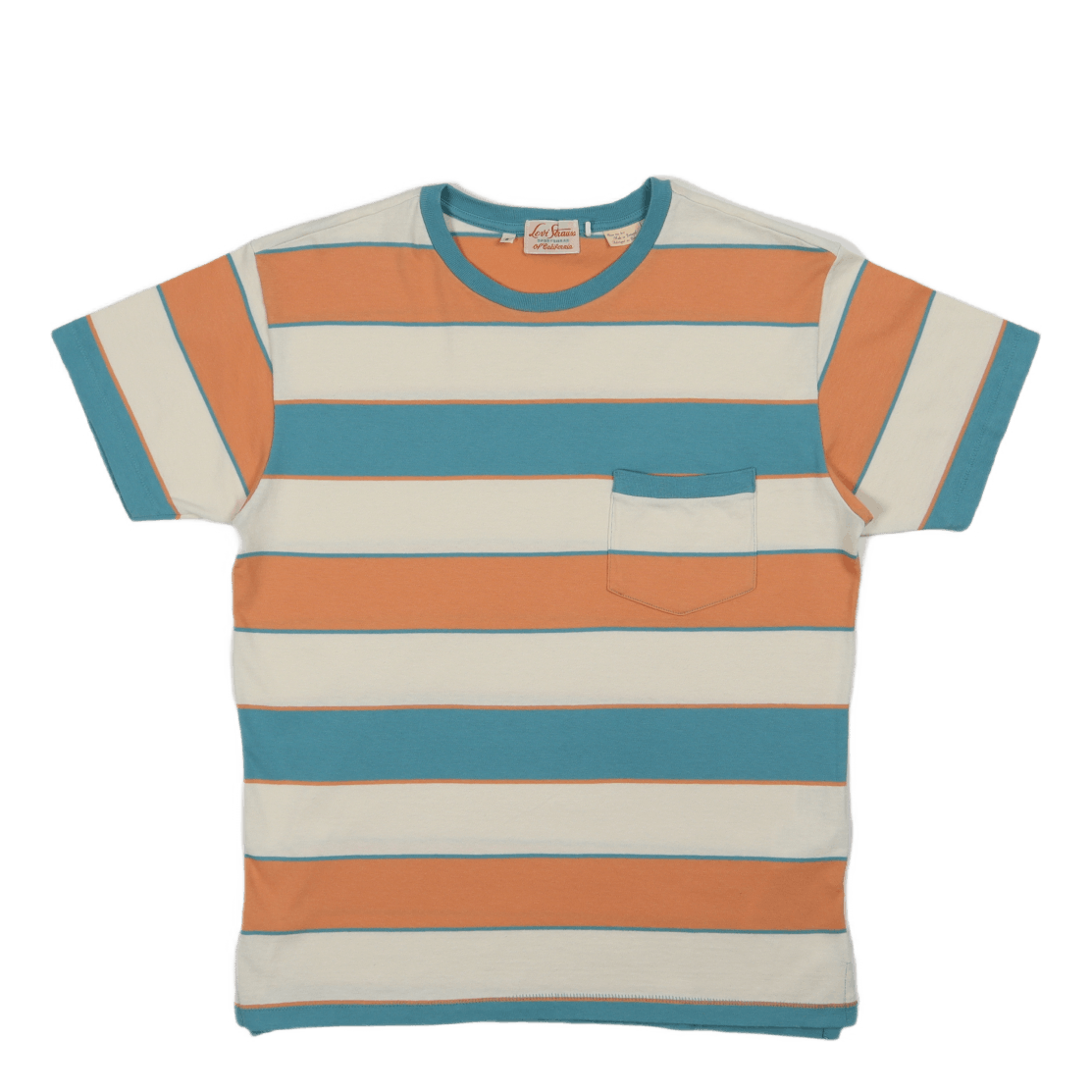 Lvc 1940's Split Hem Tee Sunse Multi-color