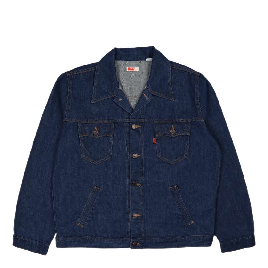 Lvc New Orange Tab Trkr O-tab  Med Indigo - Worn In