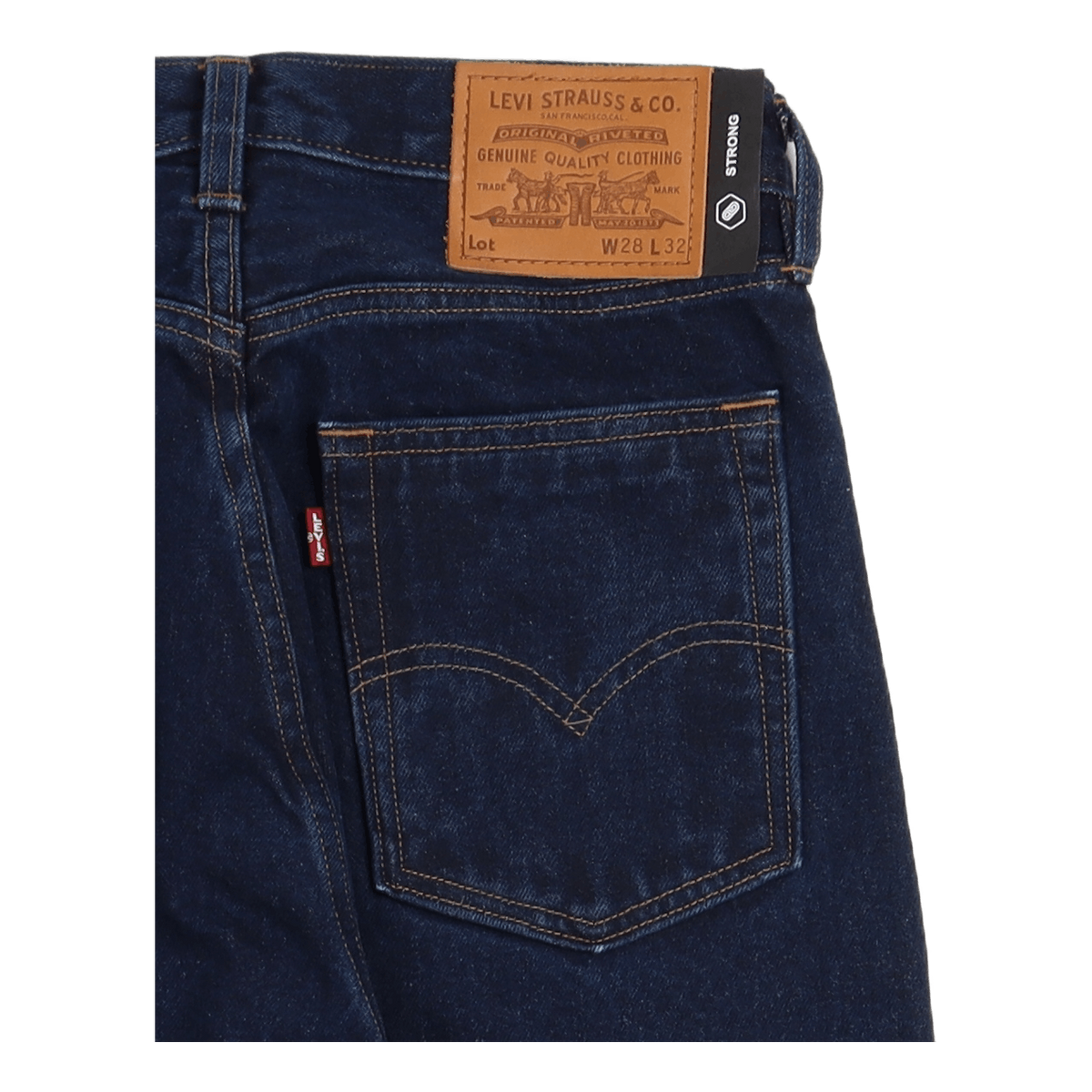 Skate Baggy 5 Pocket New Mad F Med Indigo - Flat Finish