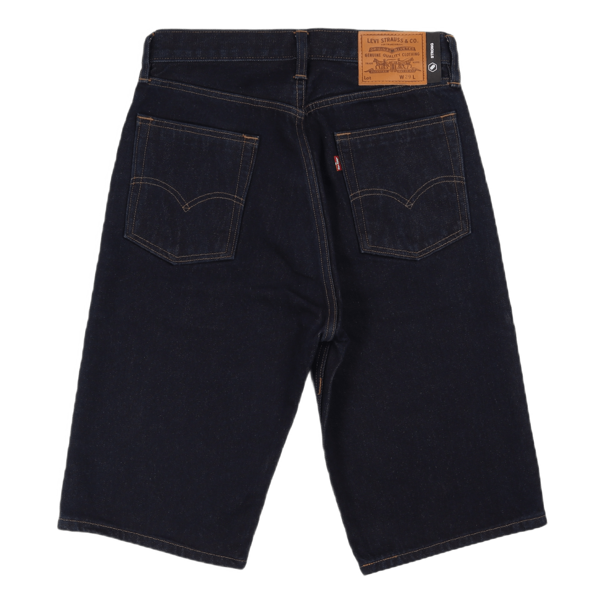 Skate Baggy 5 Pckt Short Doubl Dark Indigo - Flat Finish