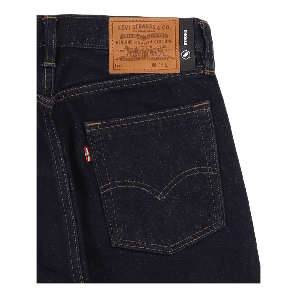 Skate Baggy 5 Pckt Short Doubl Dark Indigo - Flat Finish