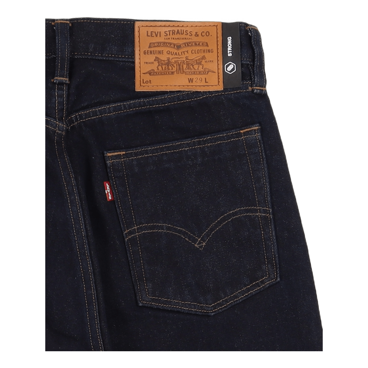 Skate Baggy 5 Pckt Short Doubl Dark Indigo - Flat Finish