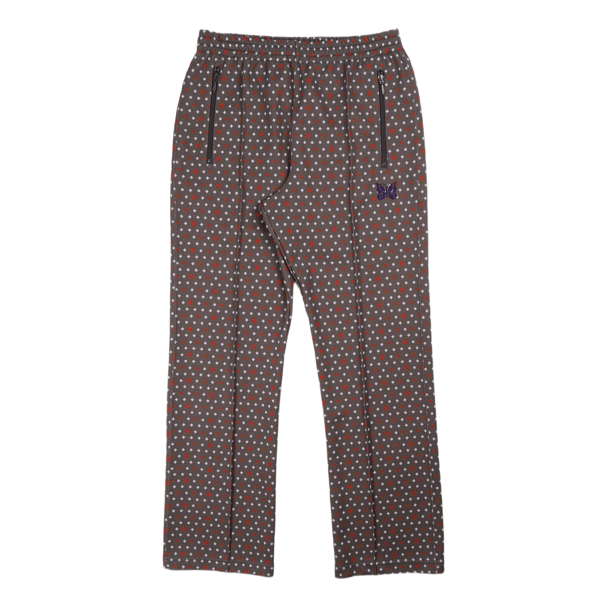 Track Pant Poly Jaquard Diamond