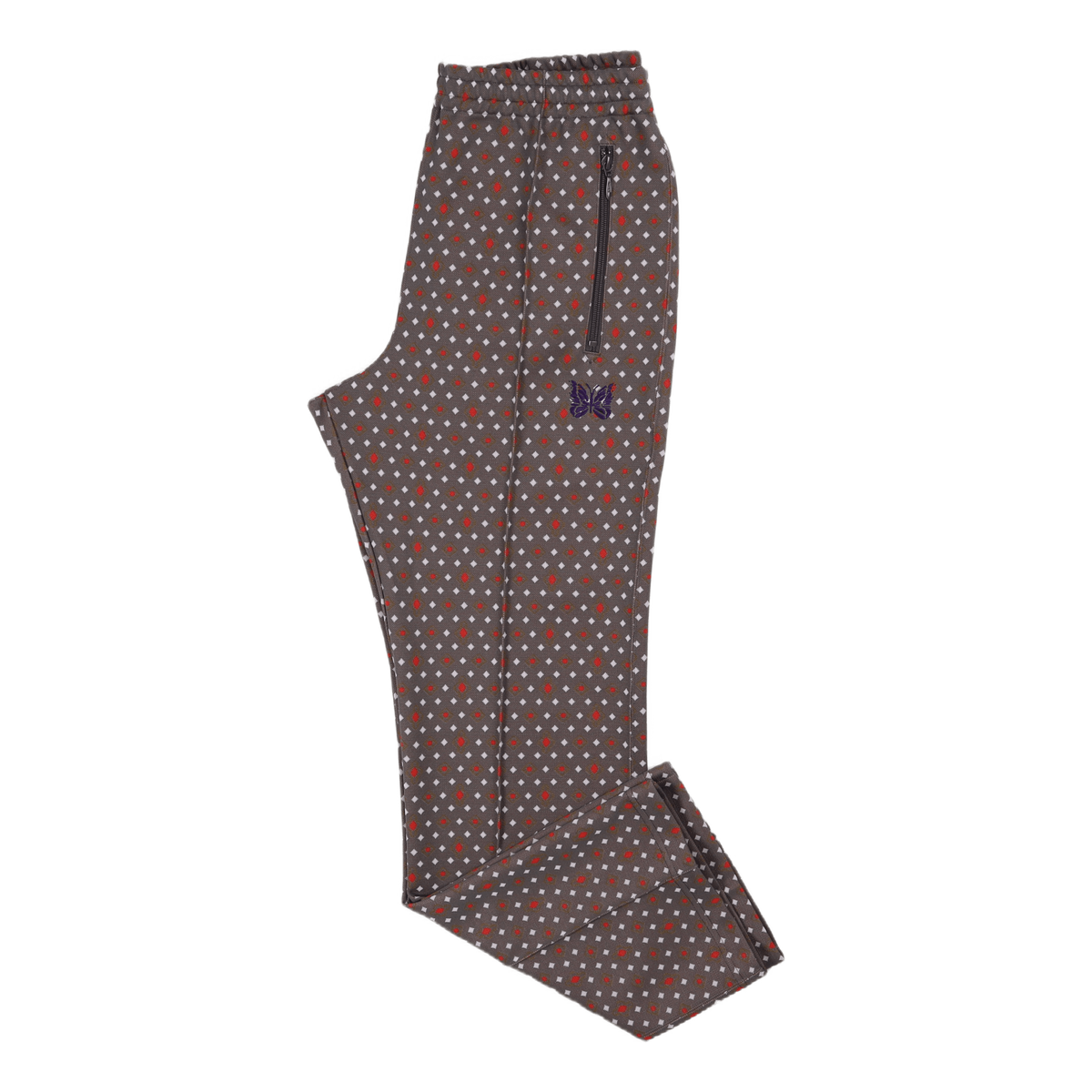 Track Pant Poly Jaquard Diamond