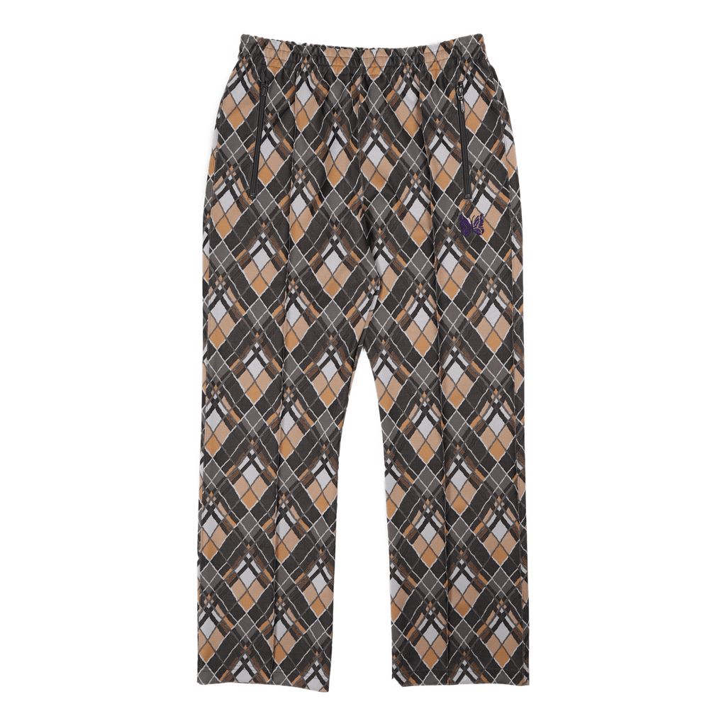 Needles Track Pant Poly Jaquard Bias Plaid | Caliroots.Com