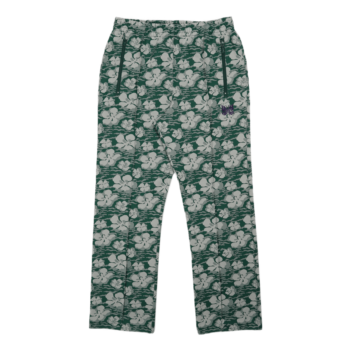 Track Pant Poly Jaquard Floral