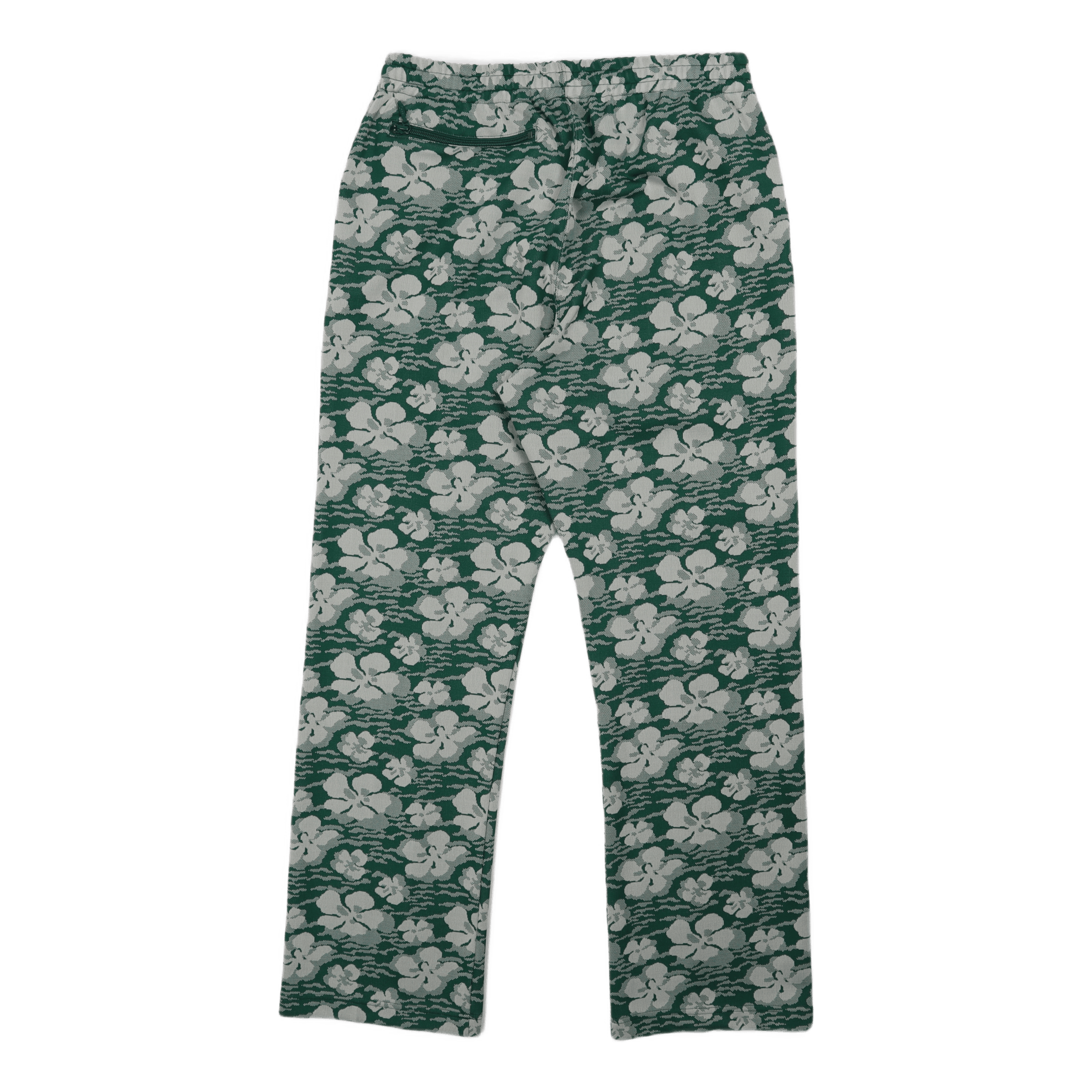 Track Pant Poly Jaquard Floral