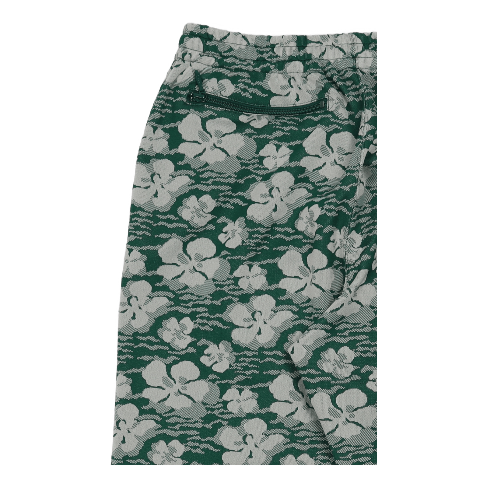 Track Pant Poly Jaquard Floral