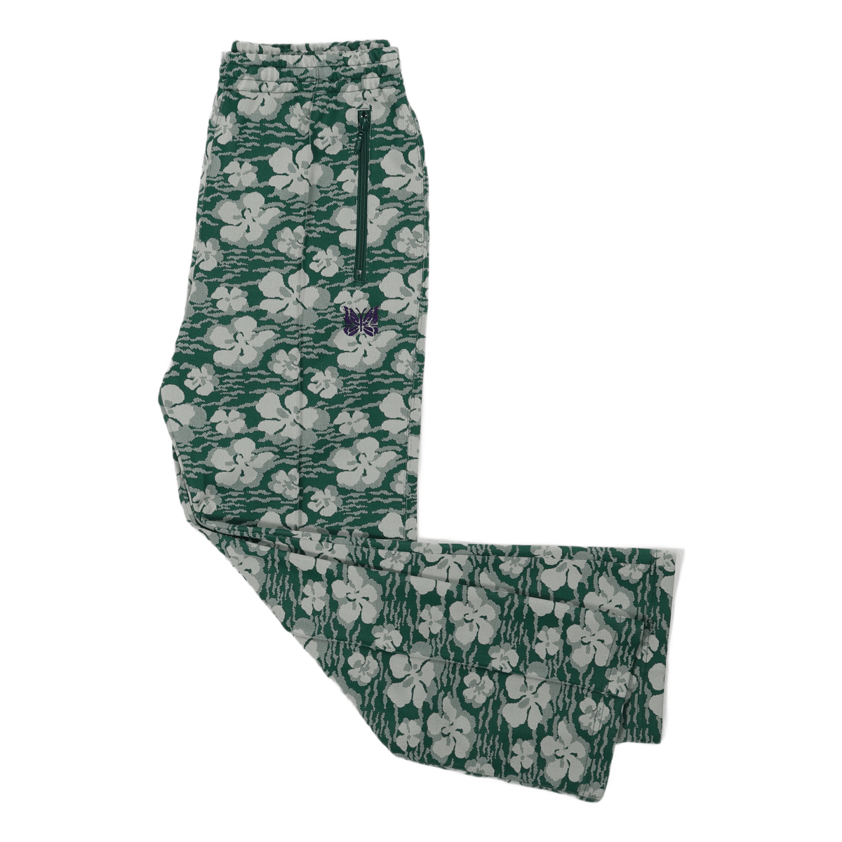 Track Pant Poly Jaquard Floral