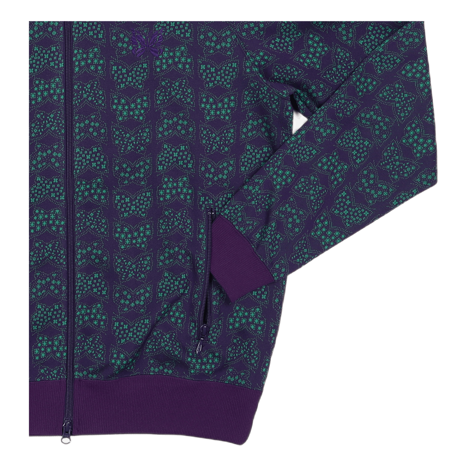 Track Jacket Poly Jaquard Papillon