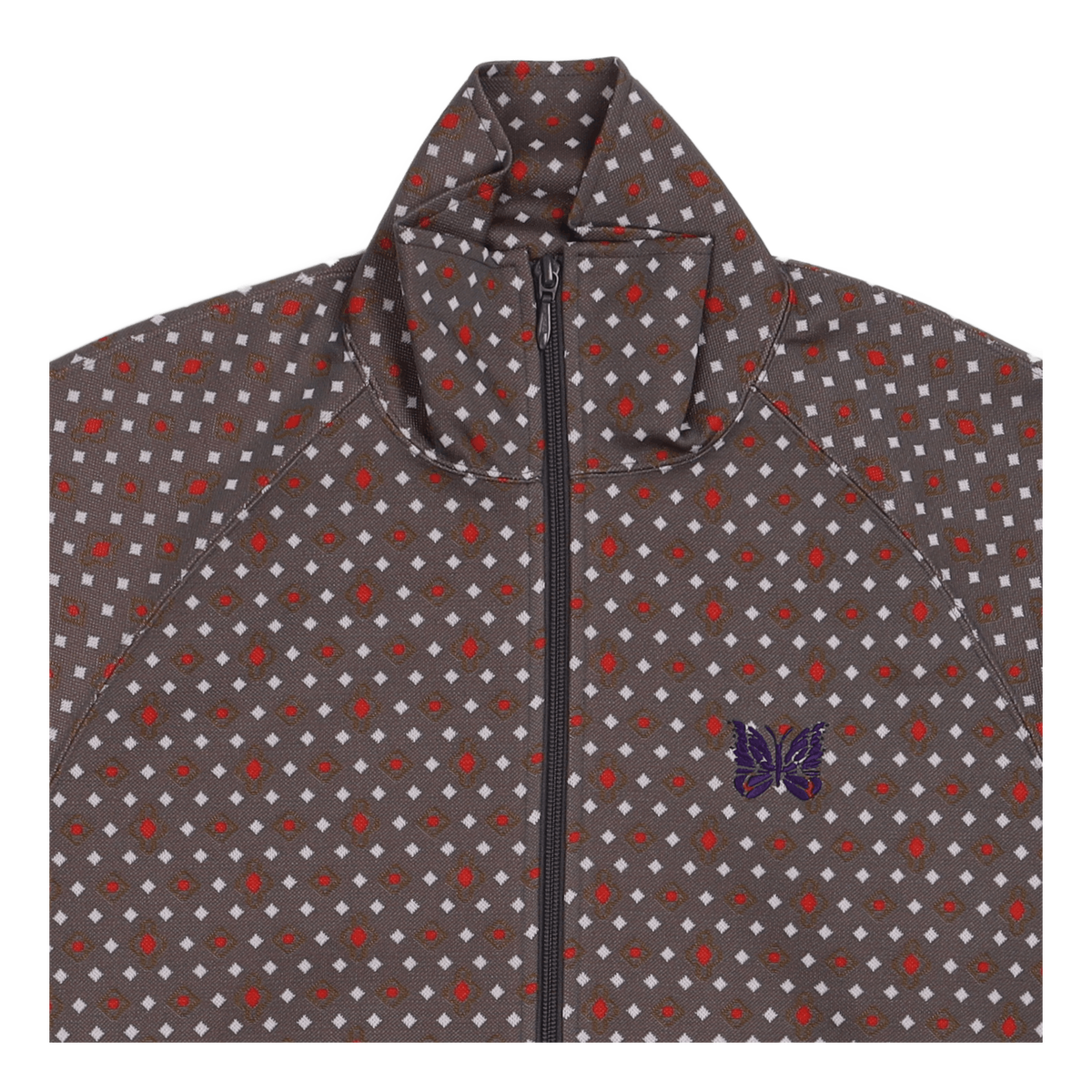 Track Jacket Poly Jaquard Diamond