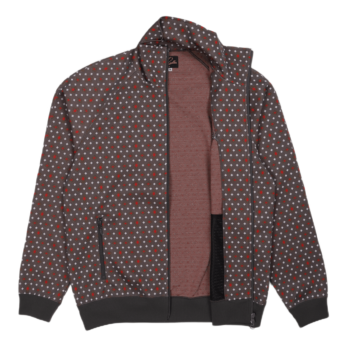 Track Jacket Poly Jaquard Diamond