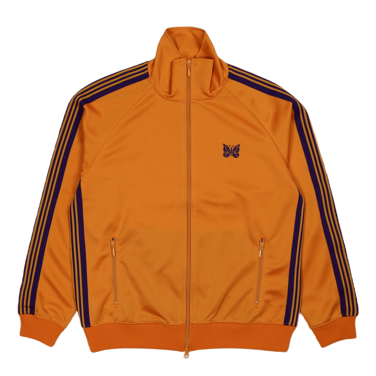 Track Jacket Poly Smooth Yellow Gold