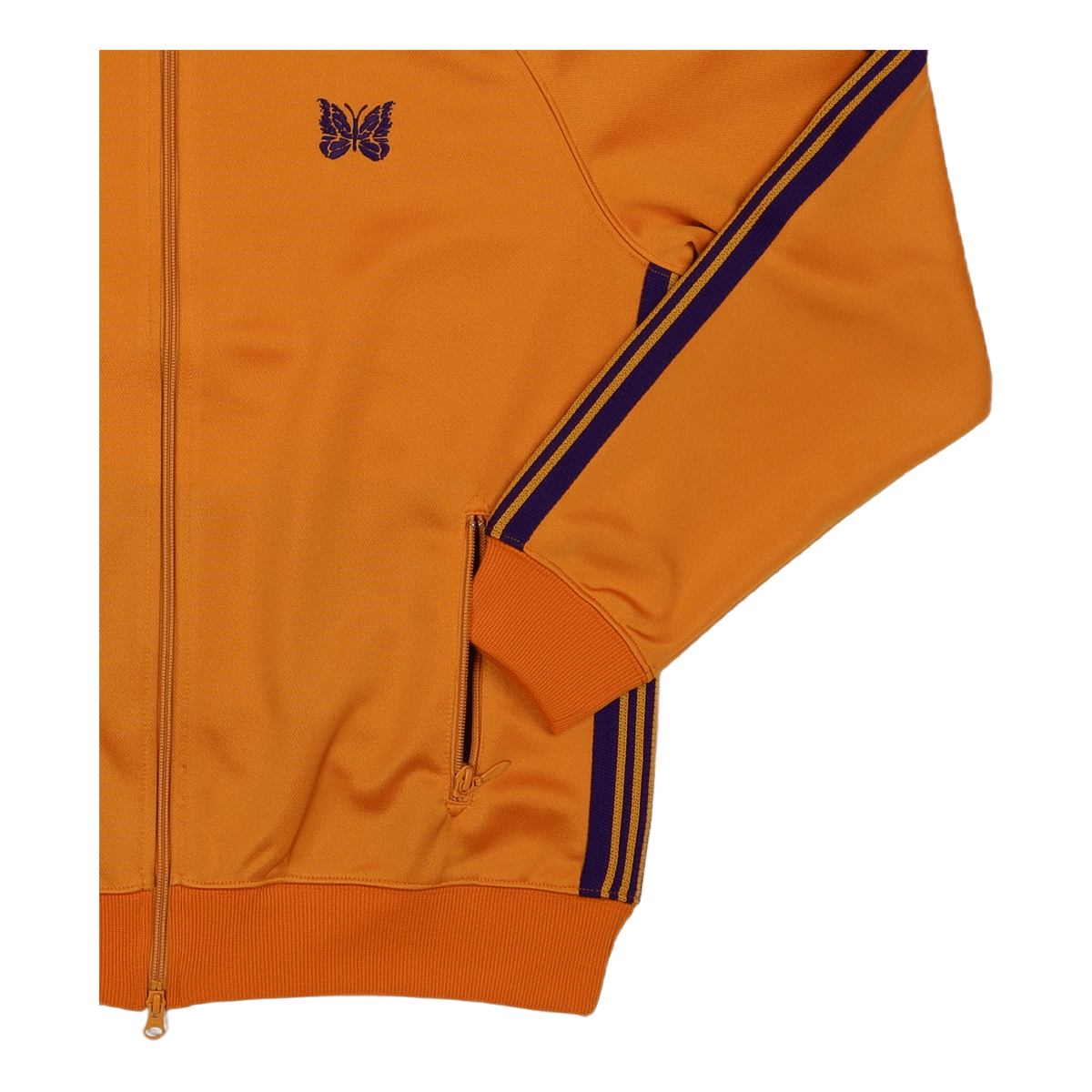 Track Jacket Poly Smooth Yellow Gold