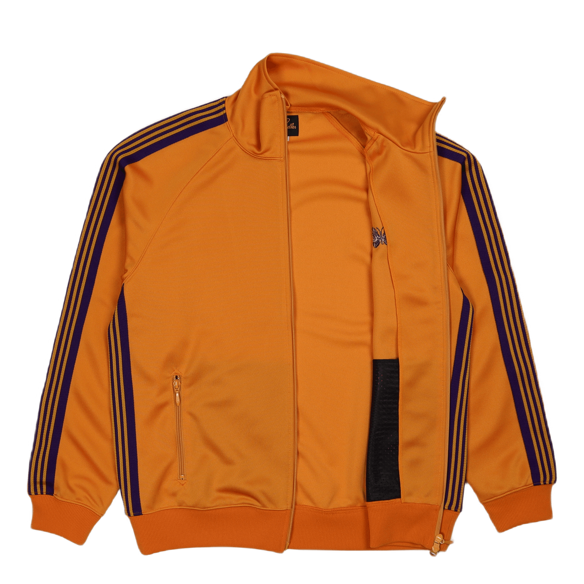 Track Jacket Poly Smooth Yellow Gold