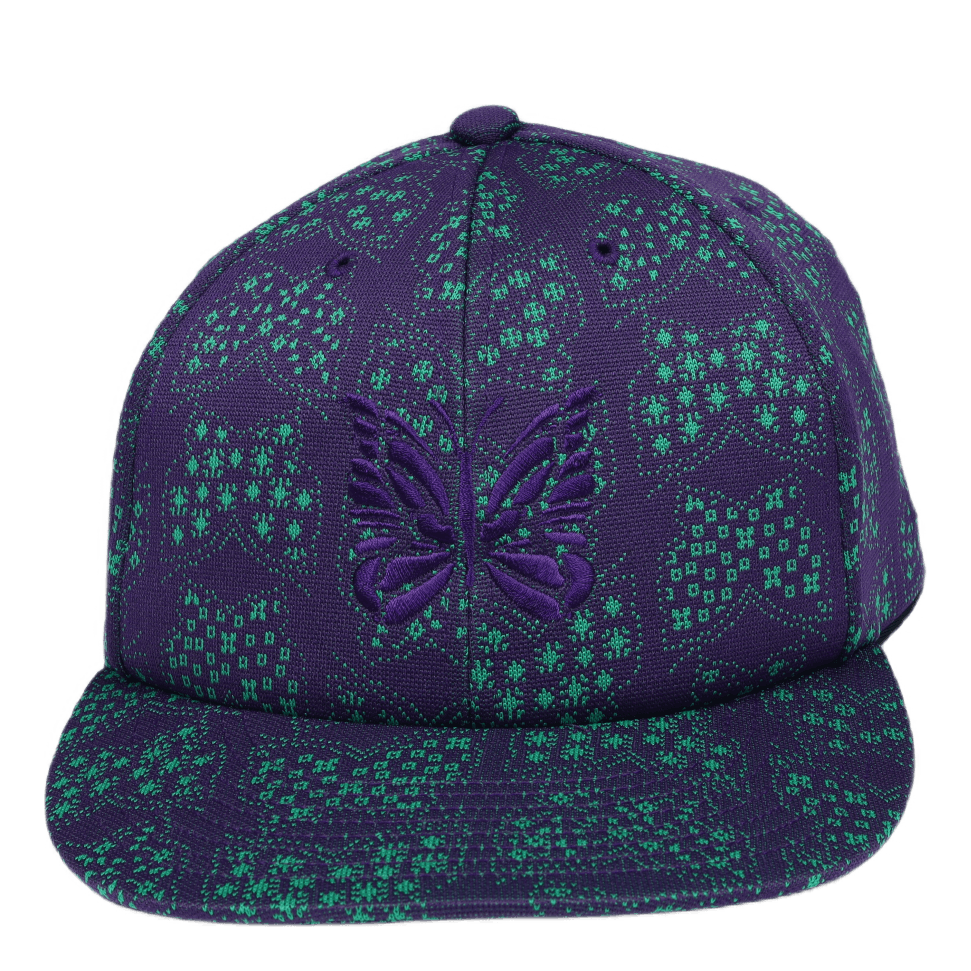 Baseball Cap Poly Jaquard Papillon