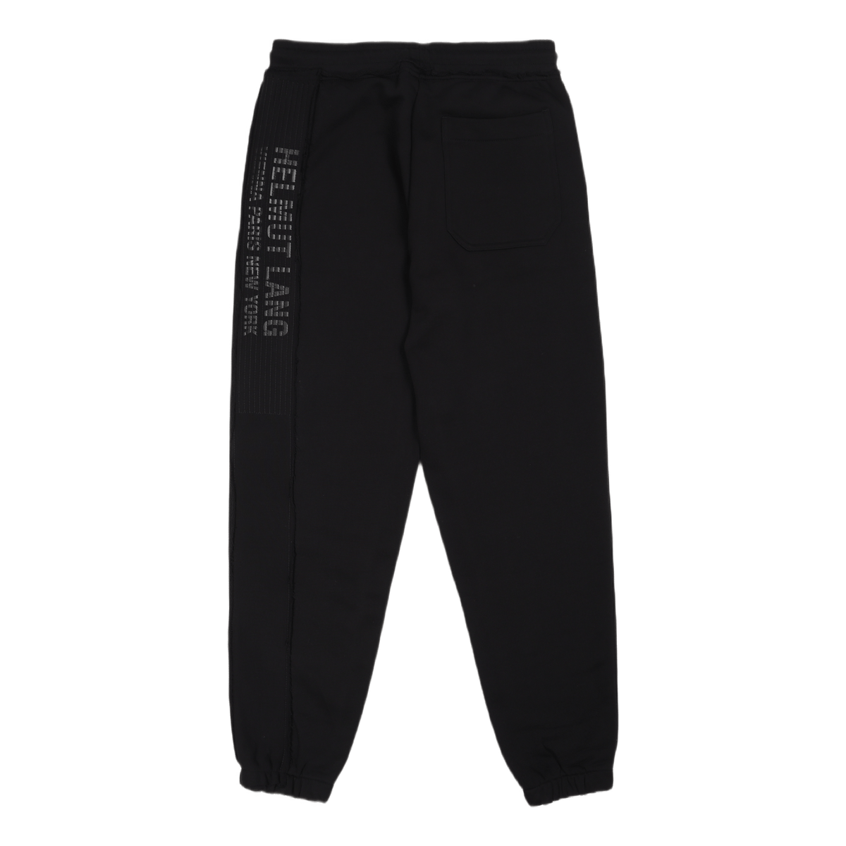 Trapunto Jogger Black