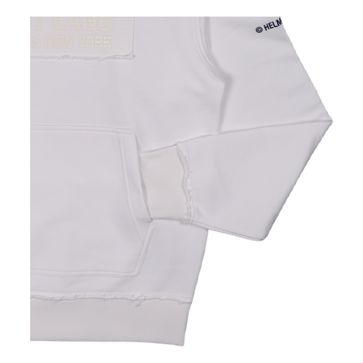 Trapunto Hoodie White