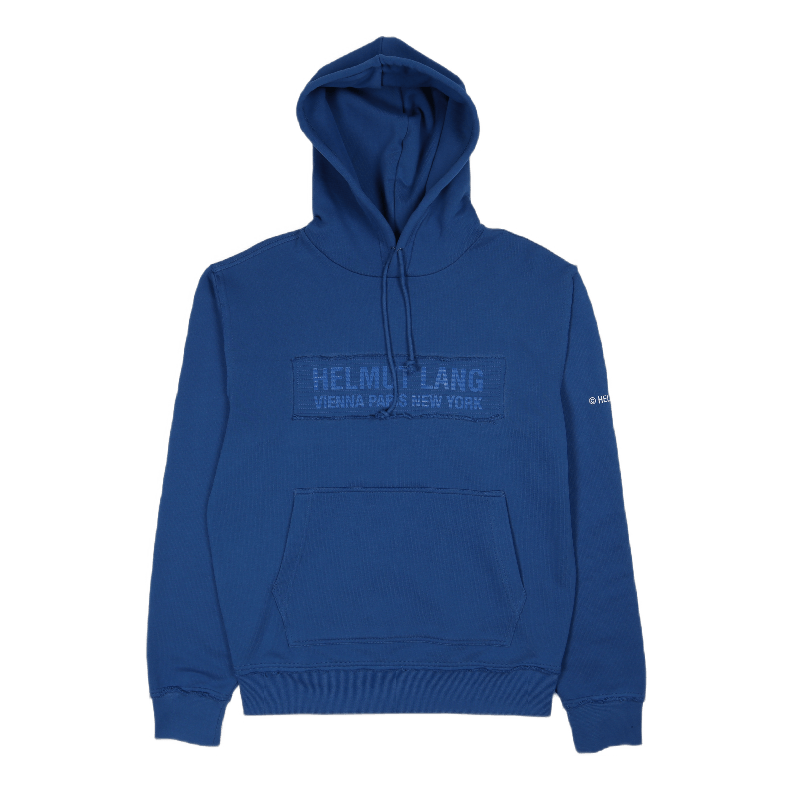 Trapunto Hoodie Royal Blue Multi