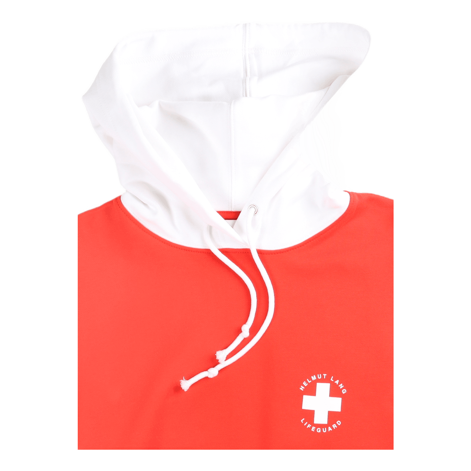 Helmut Lang Lifeguard Hoodie Fiery Red Caliroots