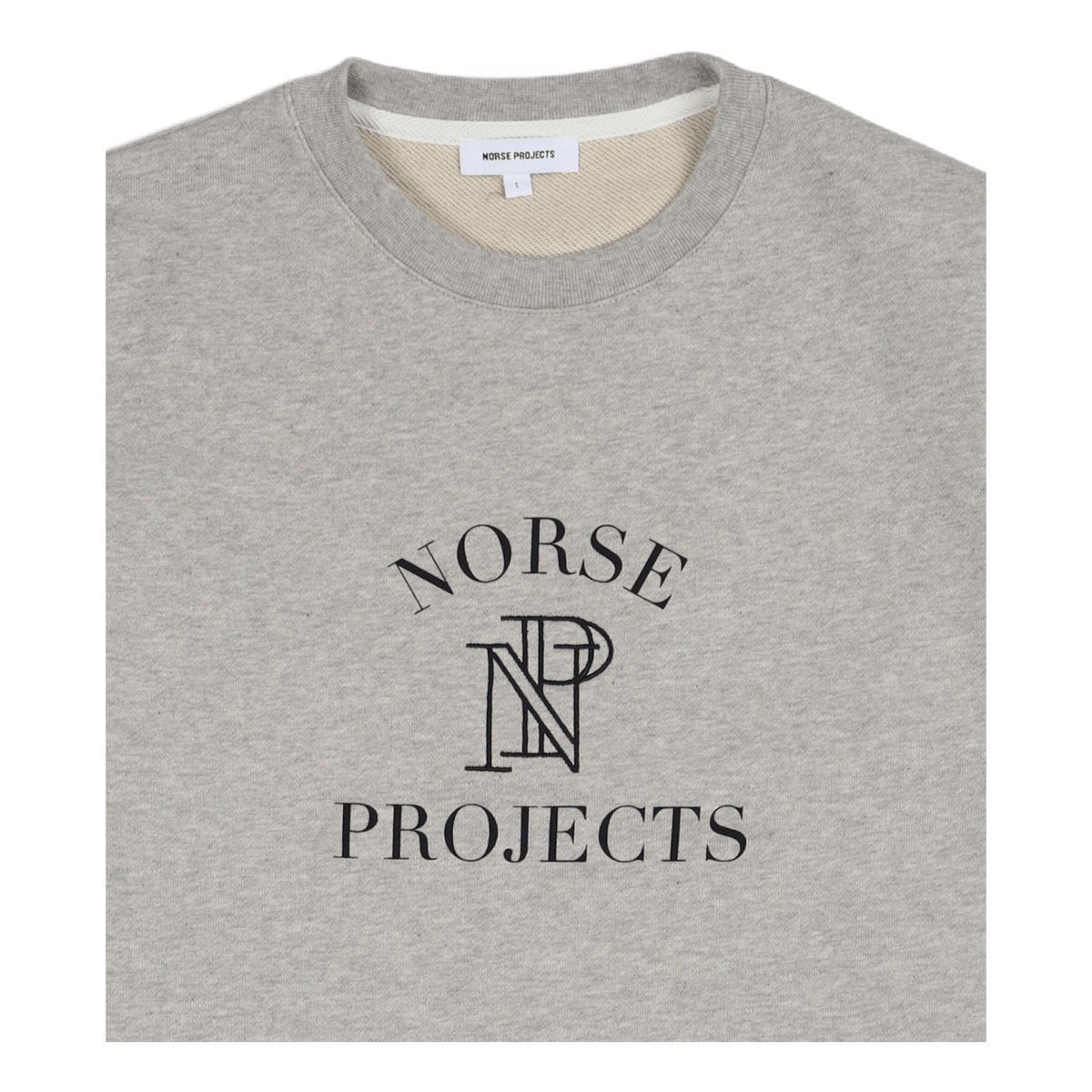 Vagn Crest Logo Light Grey Melange
