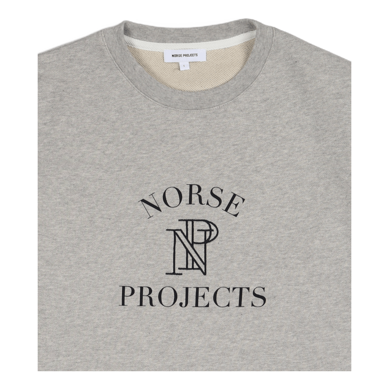 Vagn Crest Logo Light Grey Melange