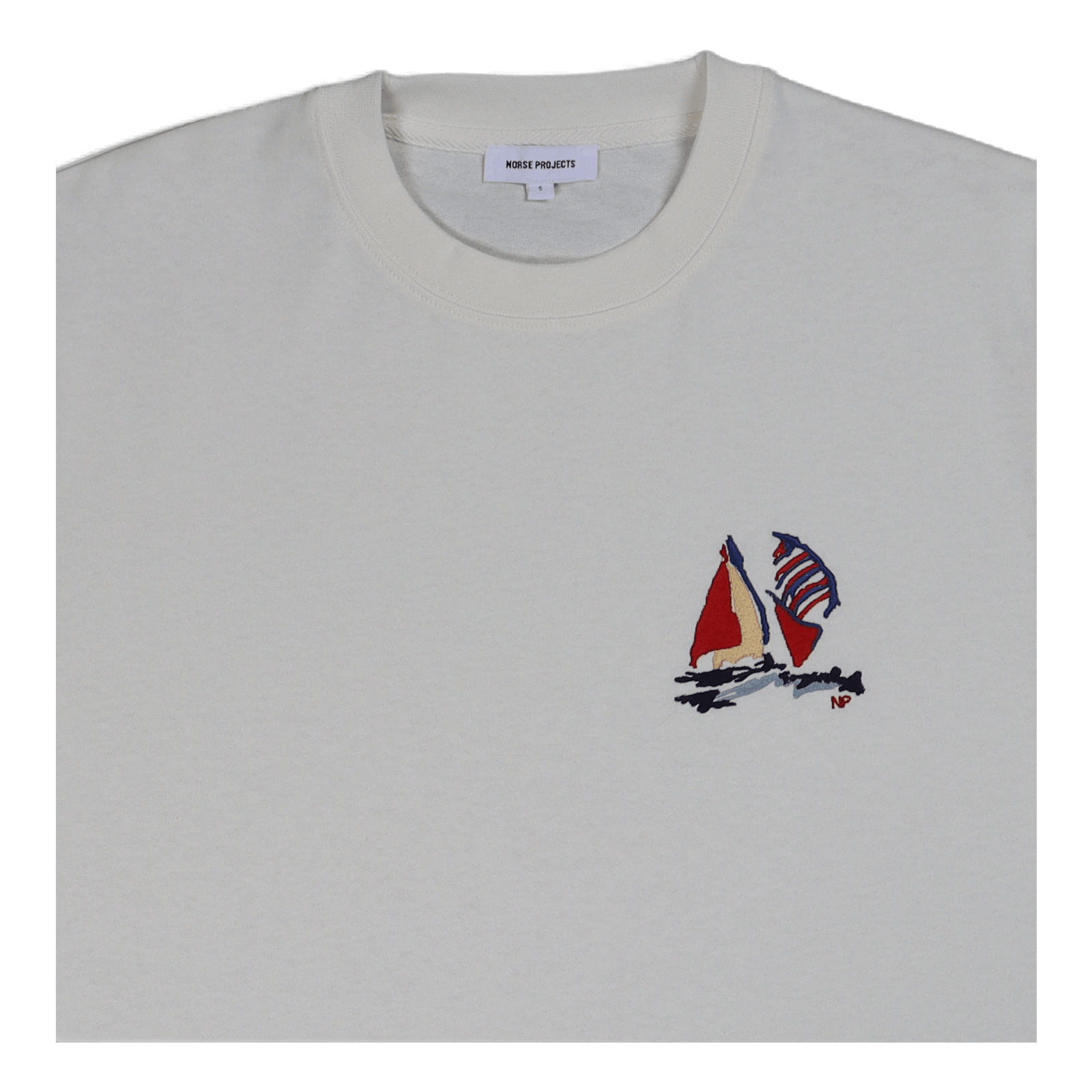 Johannes Boat Embroidery Ecru