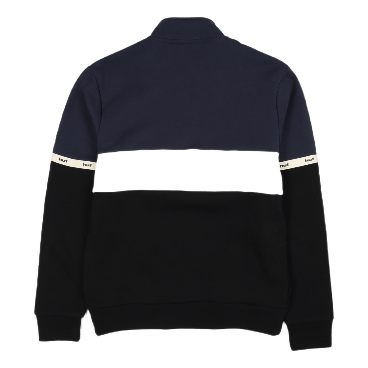 Taped 1/4 Zip Fleece Black