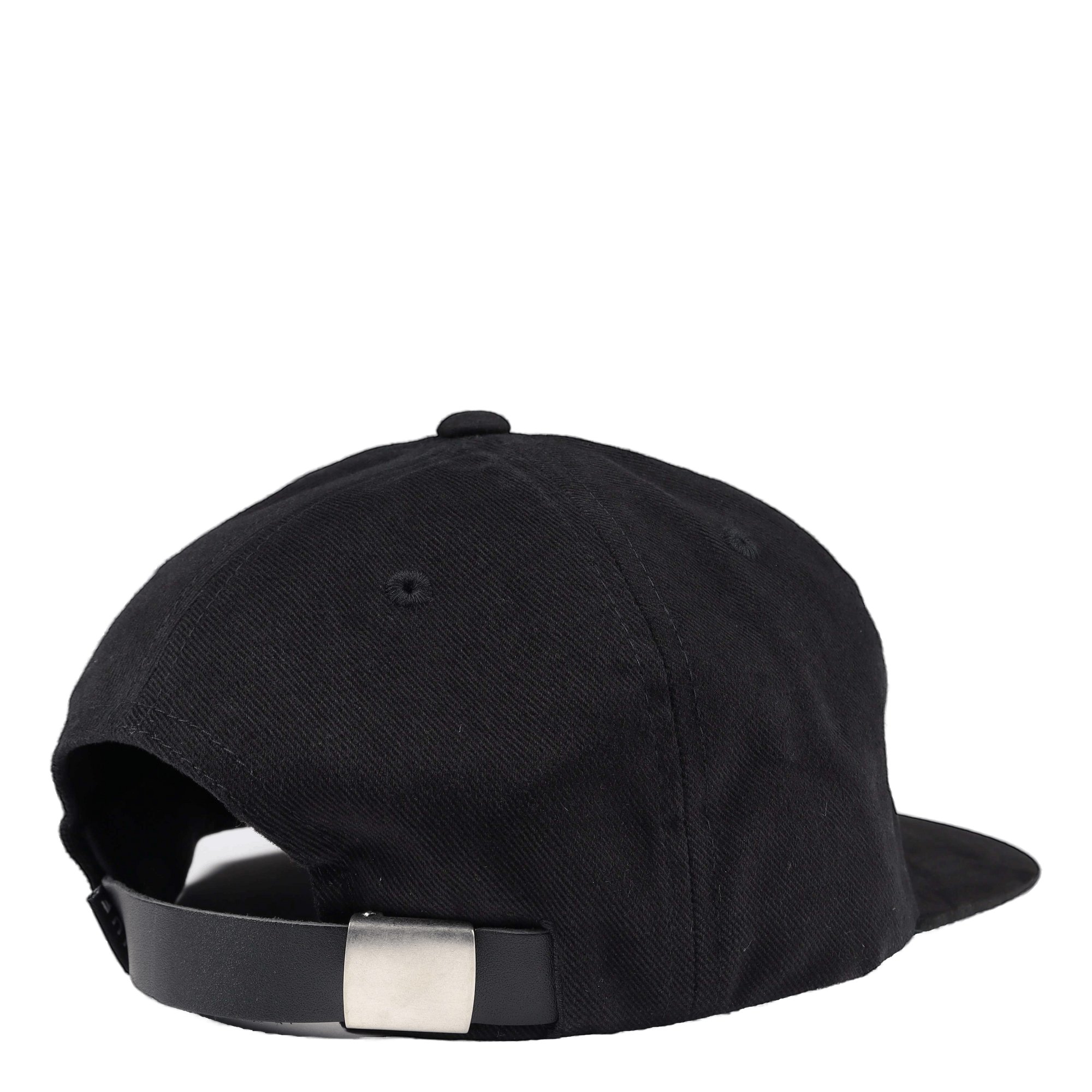 Chenille Patch 6-panel Hat Black