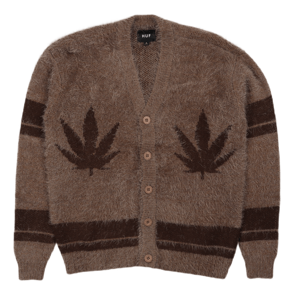 ハフ HUF x PLEASURES OUTRO カーディガン ブラウン HUF HUF X PLEASURES OUTR | Caliroots.com