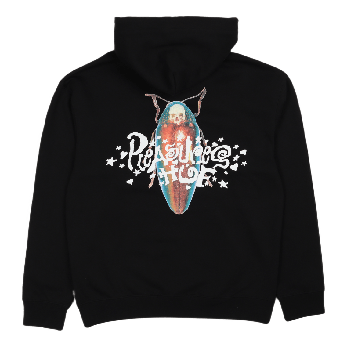 HUF X PLEASURES BEETLE P/O HOODIE BLACK