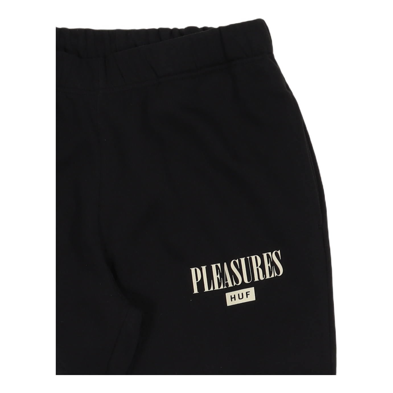 HUF X PLEASURES SPORE FLEECE PANT BLACK