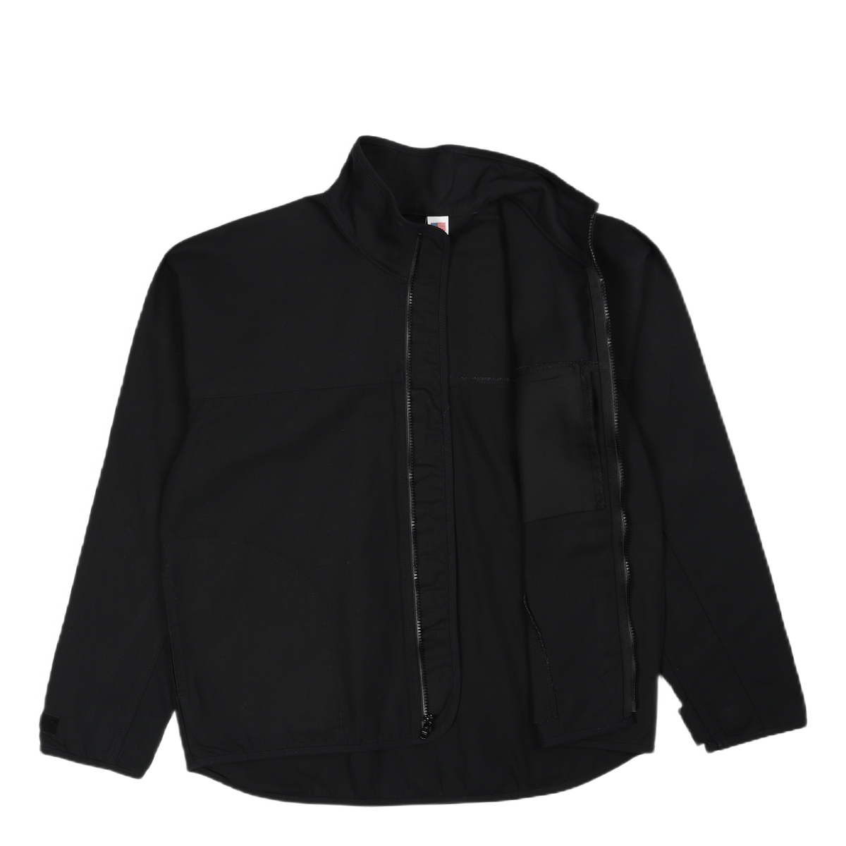 L/s Fz Throwshirt Jet Black