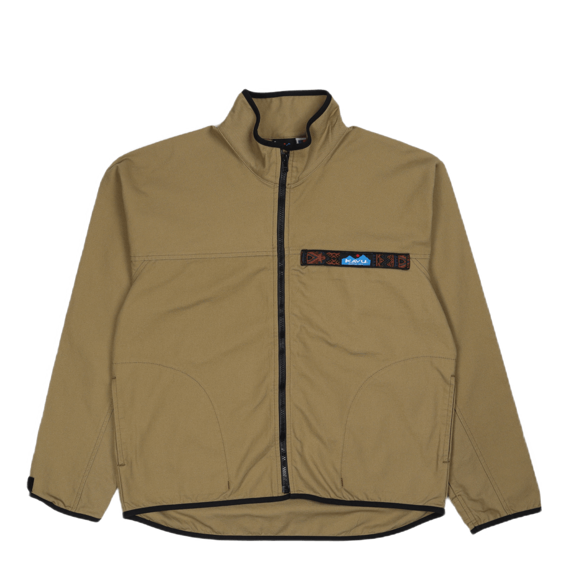 L/s Fz Throwshirt Heritage Khaki