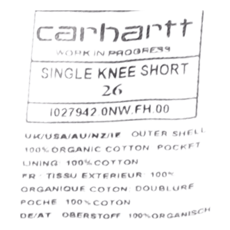 Single Knee Short Icy Water