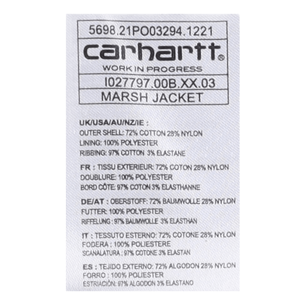 Marsh Jacket Dark Navy / White