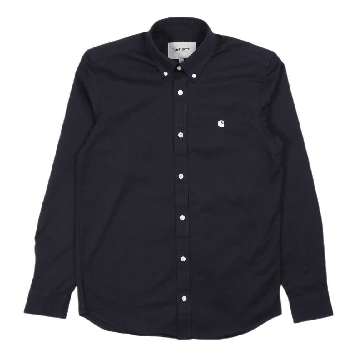 L/s Madison Shirt Dark Navy / White