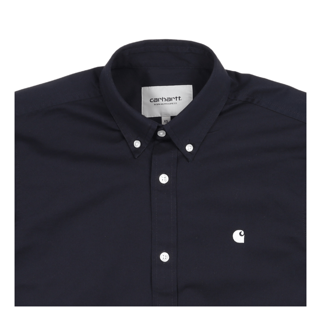 L/s Madison Shirt Dark Navy / White