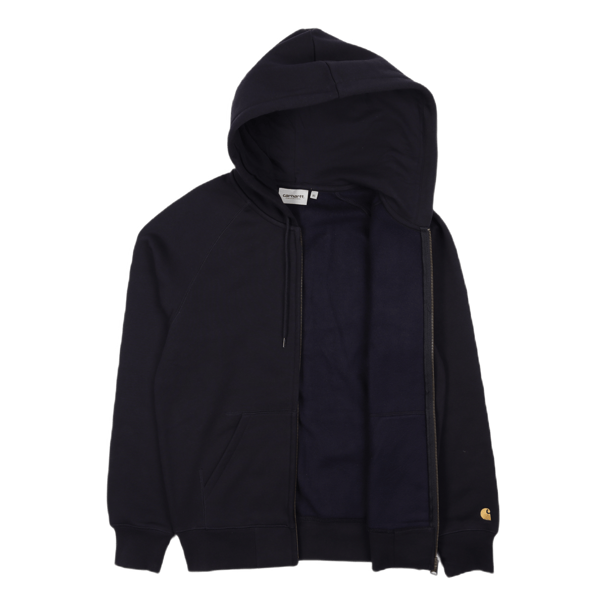 Hooded Chase Jacket Dark Navy / Gold