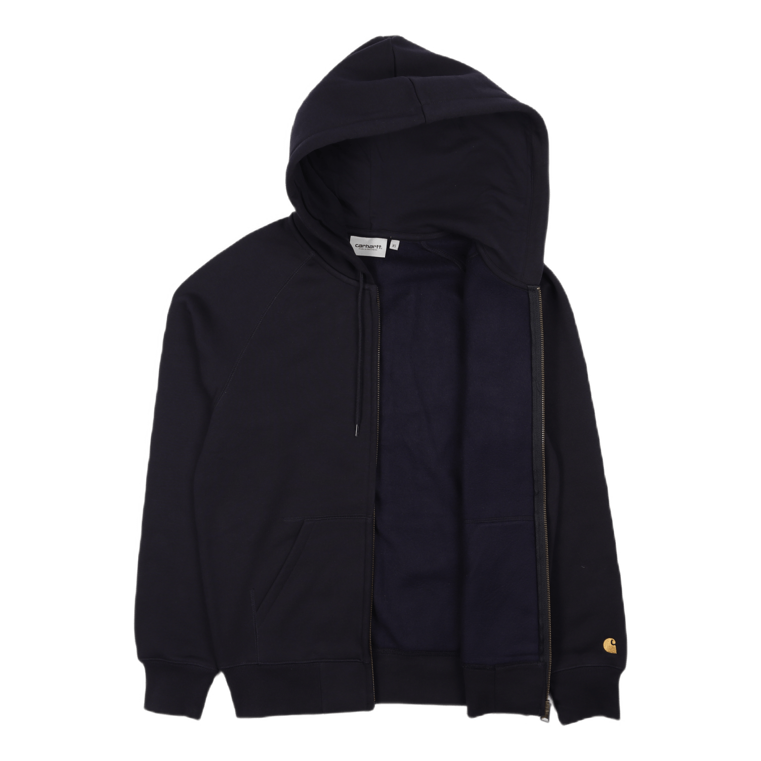 Hooded Chase Jacket Dark Navy / Gold
