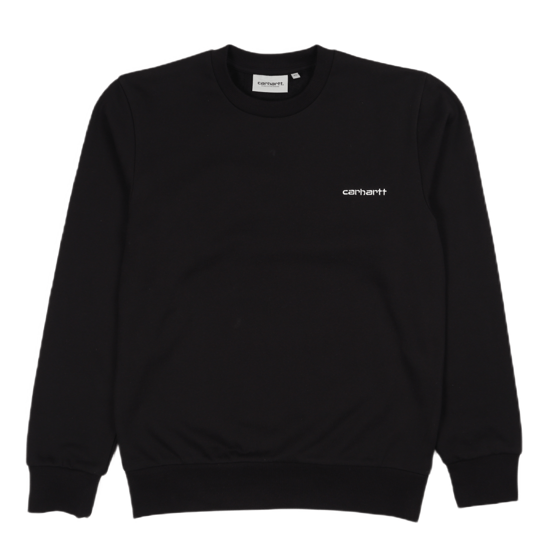 Script Embroidery Sweat Black / White