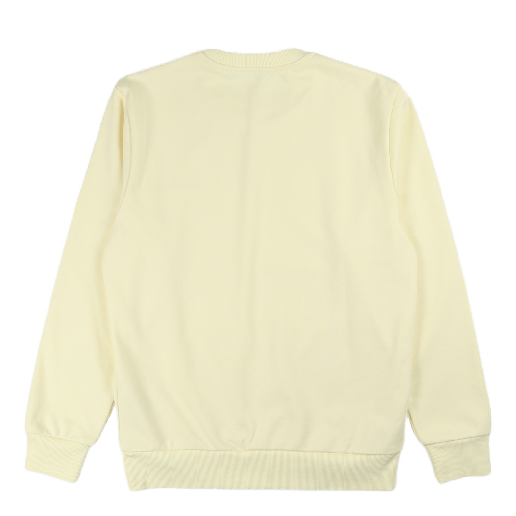 Script Embroidery Sweat Soft Yellow / Popsicle