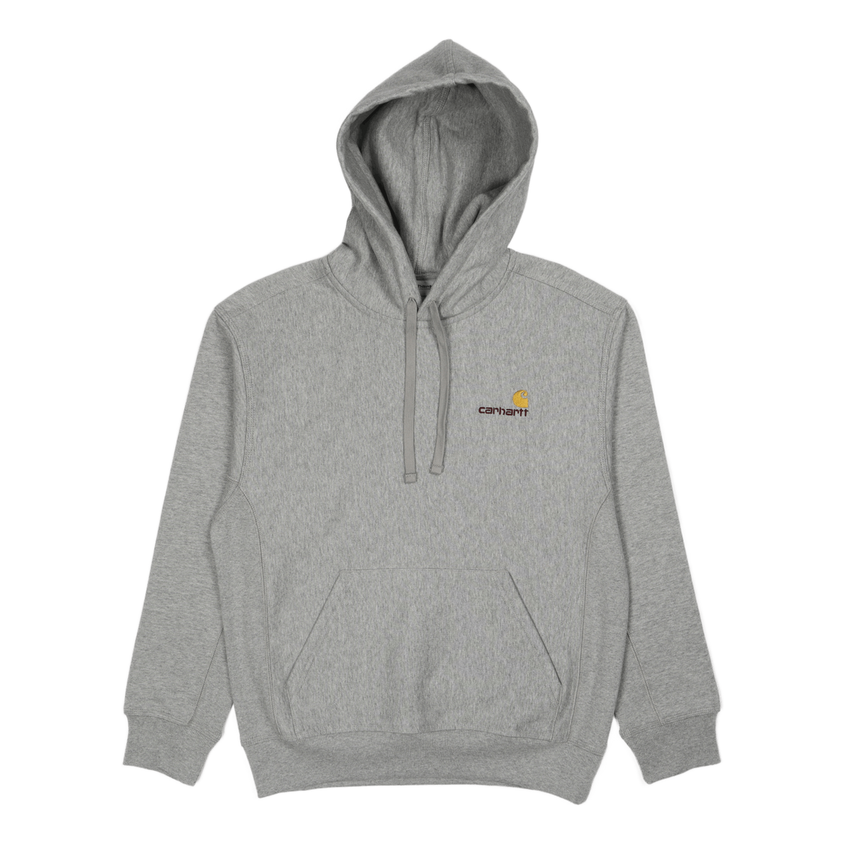 Hooded American Script Sweat Grey Heather