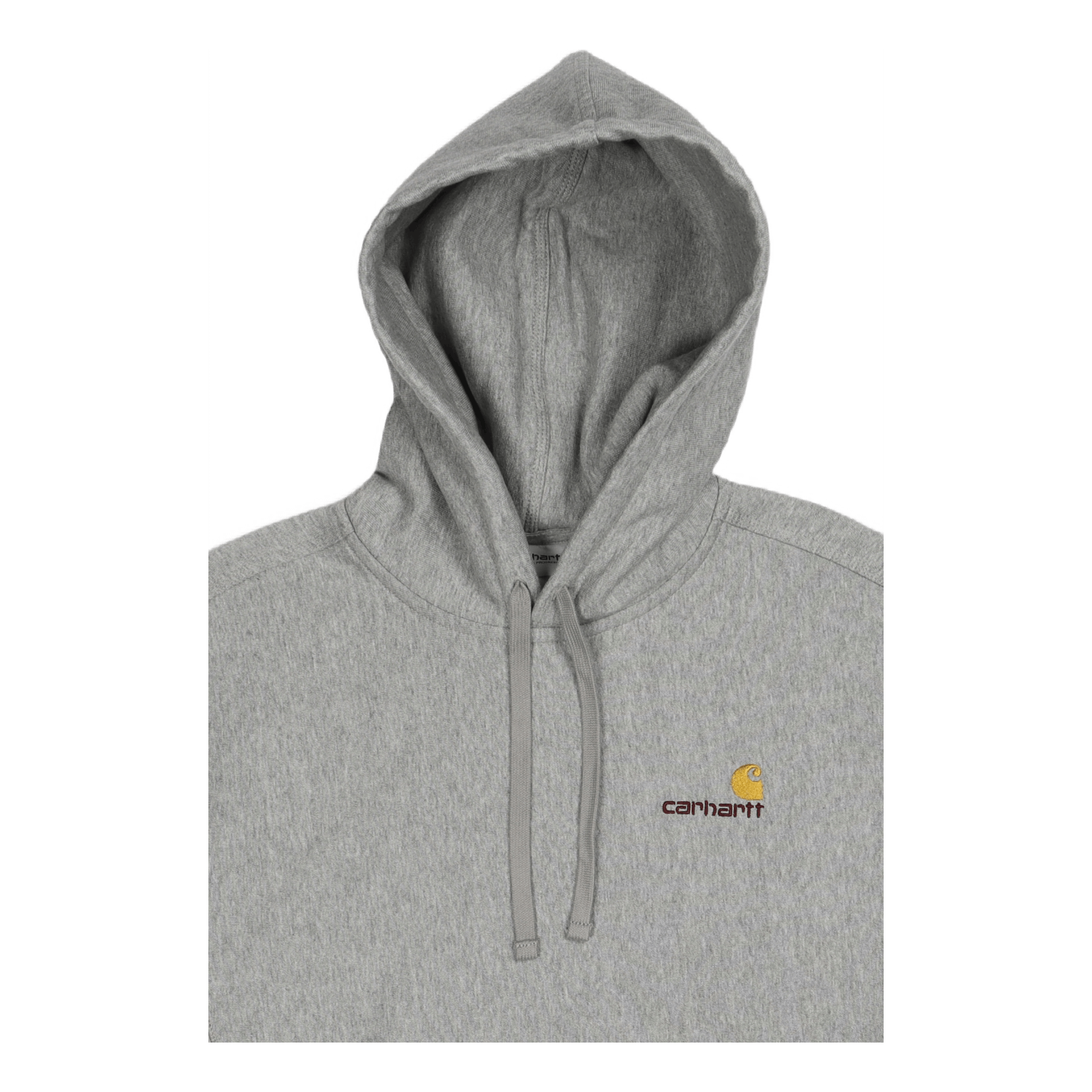 Hooded American Script Sweat Grey Heather