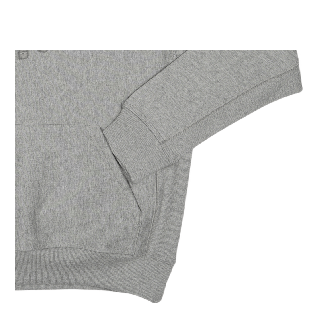 Hooded American Script Sweat Grey Heather