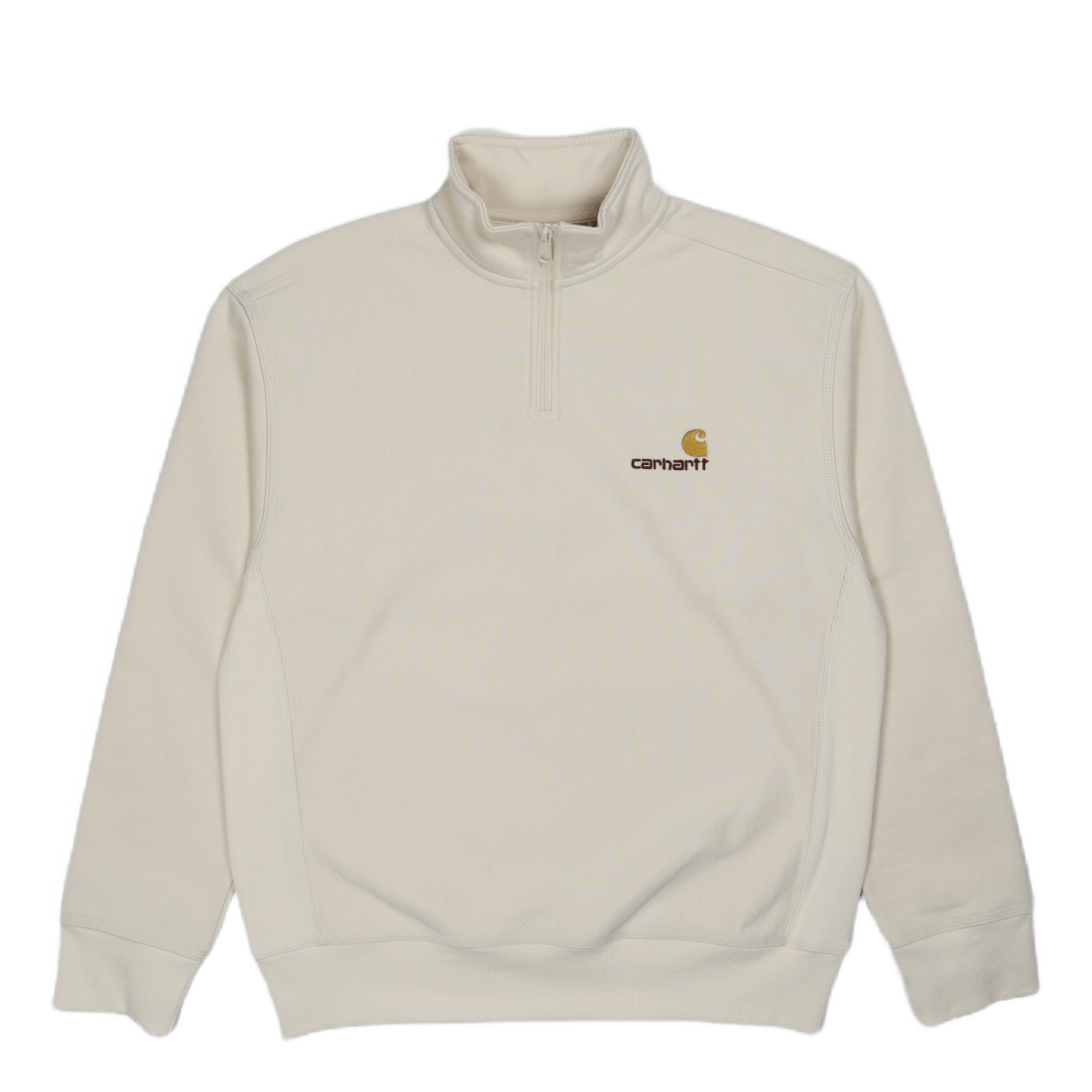 Half Zip American Script Sweat Natural