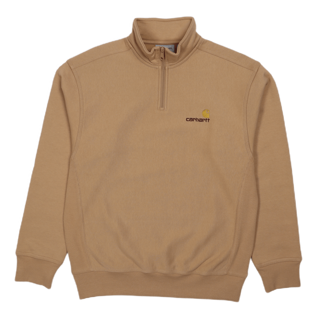 Half Zip American Script Sweat Dusty H Brown